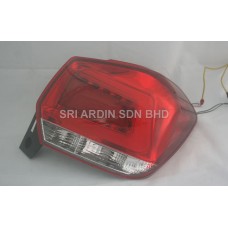 Subaru XV 15- Red Clear Light Bar LED Tail Lamp